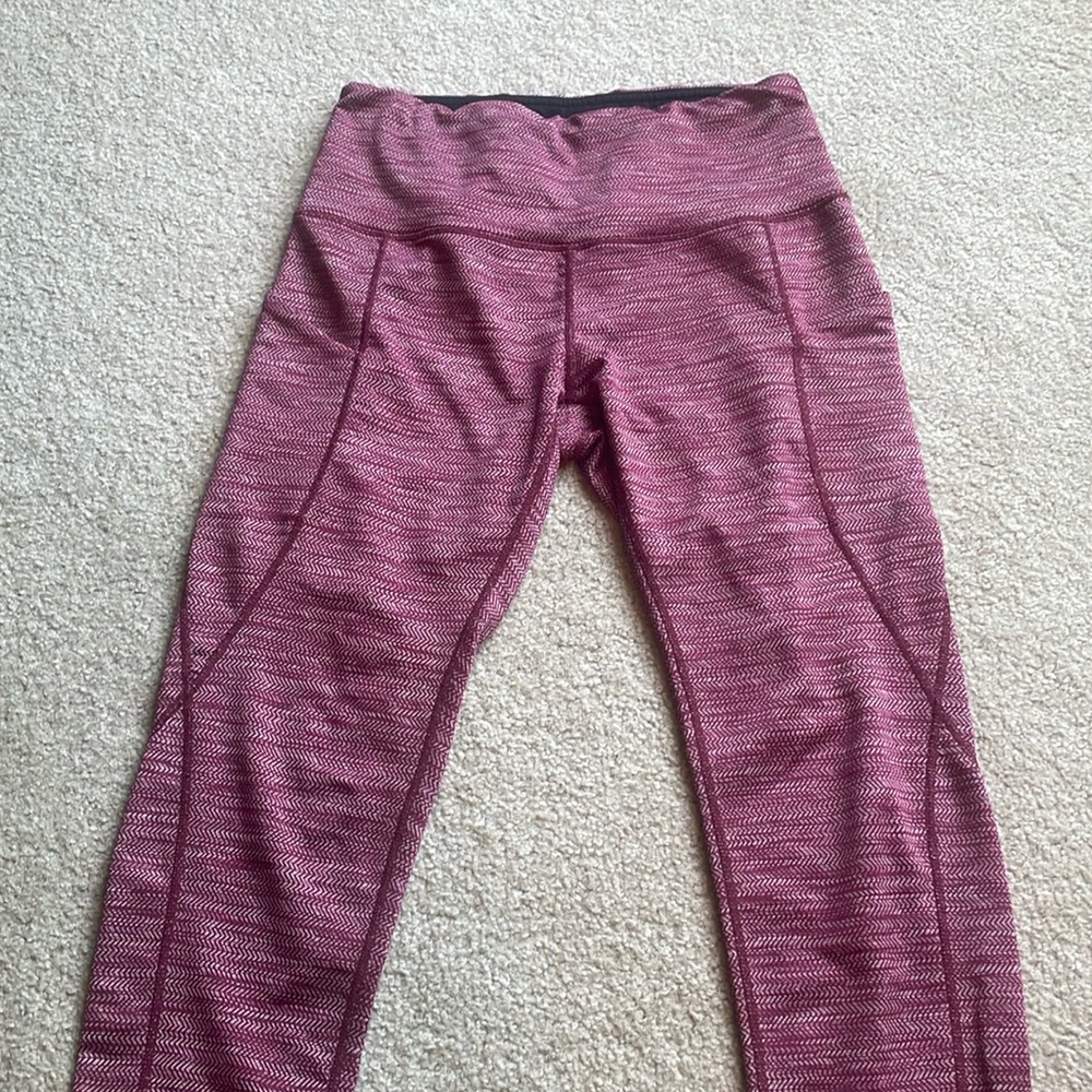 Full length leggings.